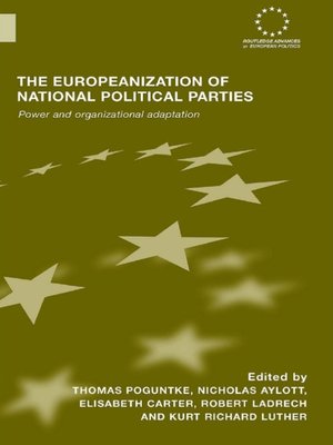 cover image of The Europeanization of National Political Parties